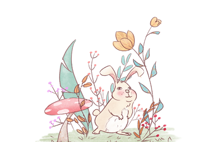 小兔子种花的故事