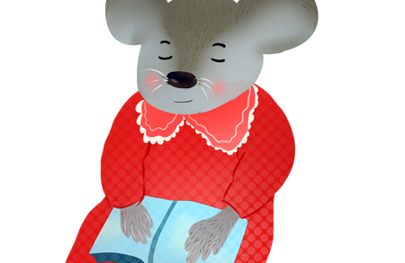 小老鼠看书儿童故事