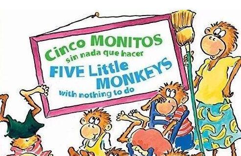 five little monkeys系列6个故事音频+绘本PDF免费下载