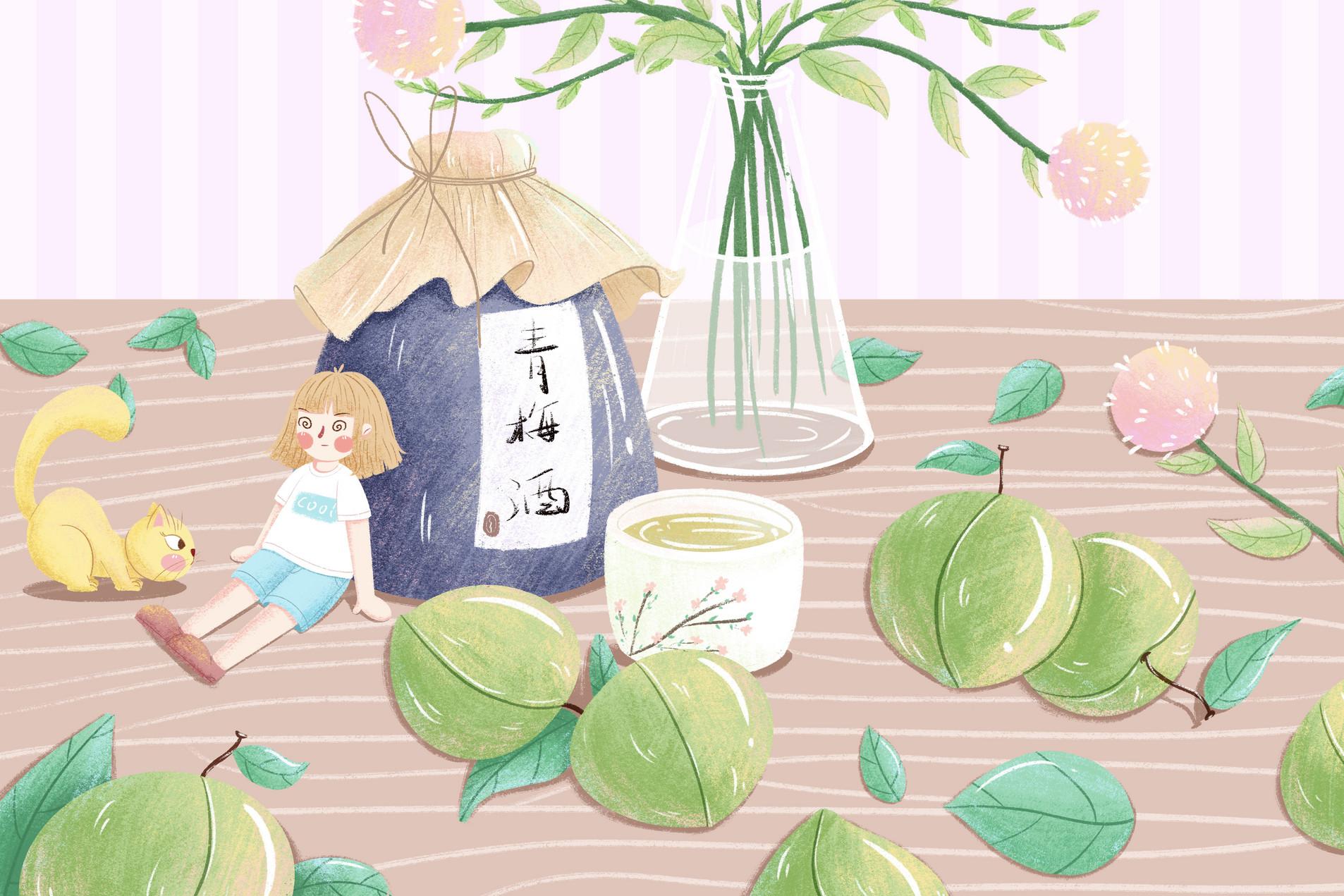 青梅酒变红色正常吗