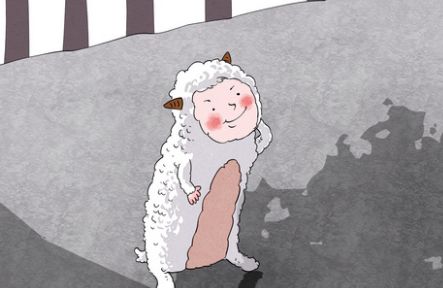小羊初闯荡的童话故事