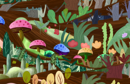 森林里的小蘑菇儿童故事