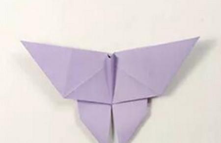 怎么折纸蝴蝶的简单折法过程