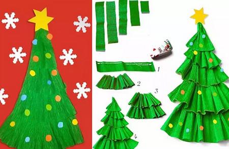 幼儿园圣诞树手工制作方法