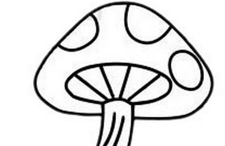 小蘑菇简笔画怎么画