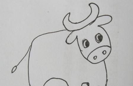 动物牛简笔画怎么画
