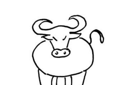 可爱牛的简笔画图片大全