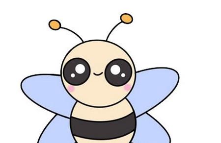 小蜜蜂怎么画简单漂亮