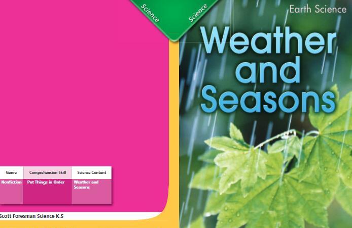 《Weather and Seasons天气和季节》英文绘本pdf资源免费下载