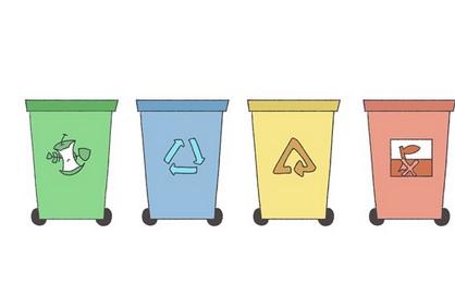 四个分类垃圾桶怎么画简笔画