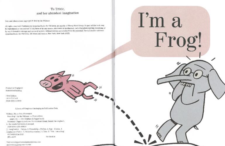 《I'm a frog我是一只青蛙》英文原版绘本pdf资源免费下载