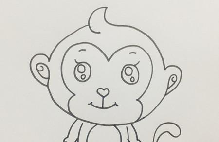 金丝猴怎么画简笔画
