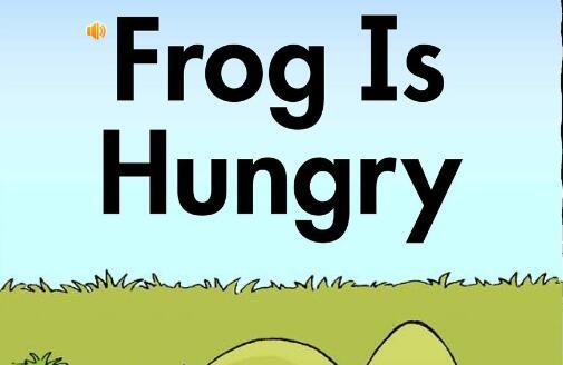 《Frog Is Hungry青蛙饿了》英语分级阅读绘本pdf资源免费下载