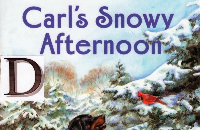 《Carl's snow afternoon狗狗卡尔的雪日下午》英文原版绘本pdf资源免费下载