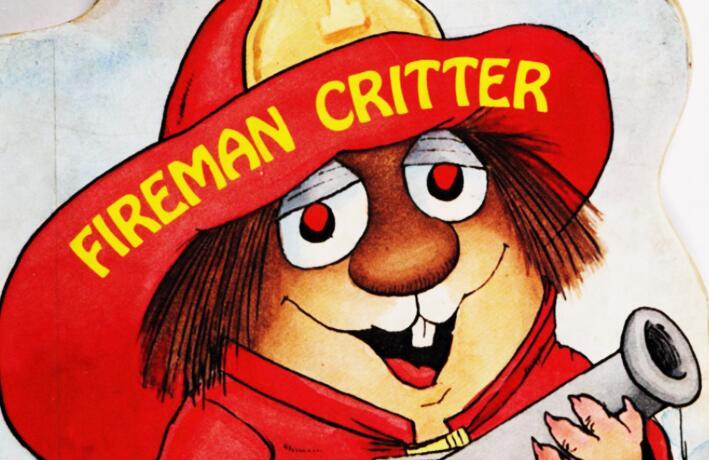 《Fireman critter消防员小毛怪》英文原版绘本pdf资源免费下载