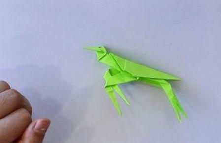 螳螂折纸图解步骤