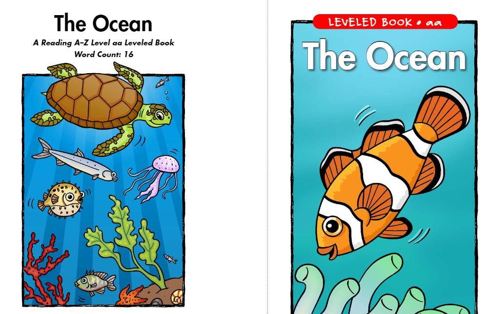 美国Raz分级阅读绘本《The Ocean》pdf资源免费下载