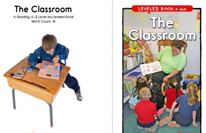 《The Classroom教室》美国Raz分级阅读绘本pdf资源免费下载