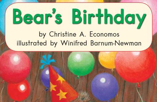 《Bears Birthday小熊的生日》英文绘本故事pdf资源免费下载