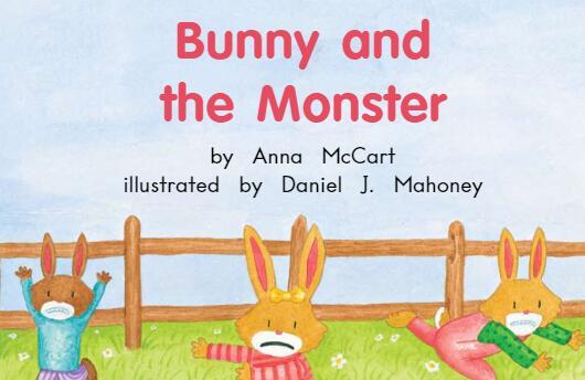 《Bunny And The Monster小兔子和怪兽》英文绘本pdf资源免费下载