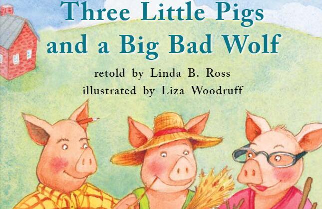 《The Three Little Pigs And The Big Bad Wolf》英文绘本pdf资源免费下载