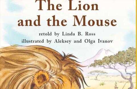 《The Lion And The Mouse狮子和老鼠》英语绘本故事pdf资源免费下载