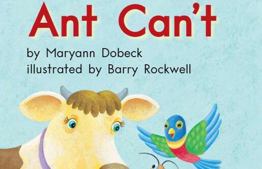 《Ant Can't蚂蚁不会》绘本故事pdf资源免费下载
