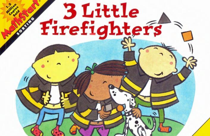 《3 Little Firefighters三位小消防员》数学启蒙绘本pdf资源免费下载