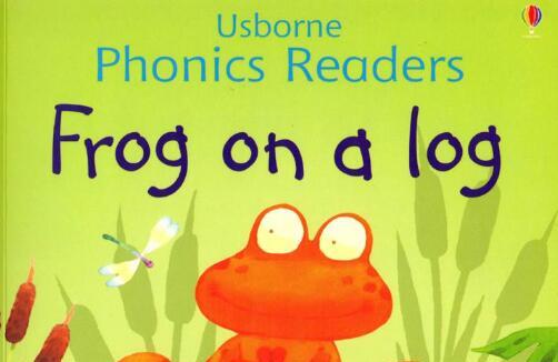 《frog on a log木头上的青蛙》自然拼读英文绘本pdf资源免费下载