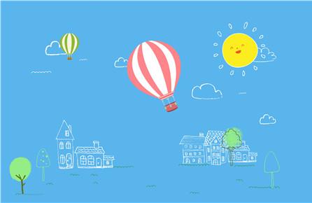 气球降落伞故事