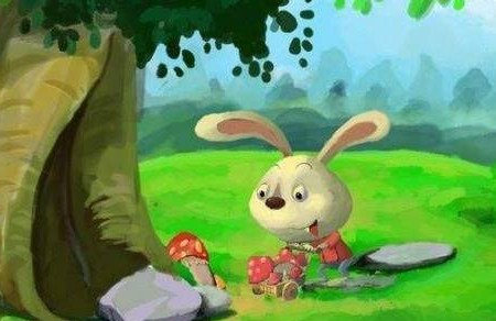 小白兔摘蘑菇的故事