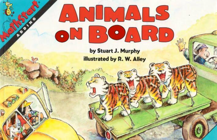 《Animals on Board》数学启蒙英语绘本pdf资源免费下载