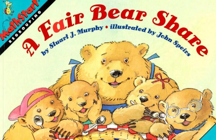 《A Fair Bear Share》数学启蒙绘本pdf资源免费下载