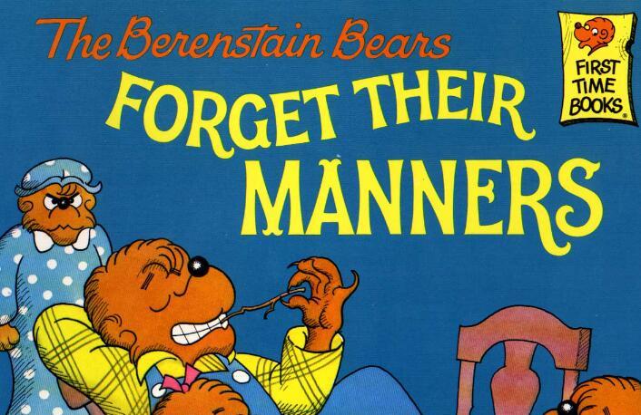 《The Berenstain Bears Forget Their Manners》绘本pdf资源免费下载