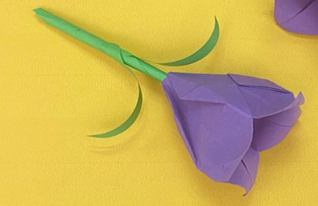 折纸风铃花的折法图解