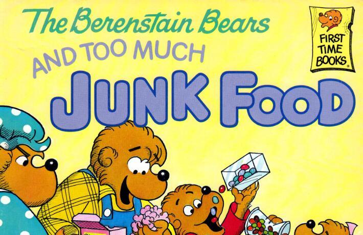 《The Berenstain Bears and Too Much Junk Food》绘本pdf资源免费下载