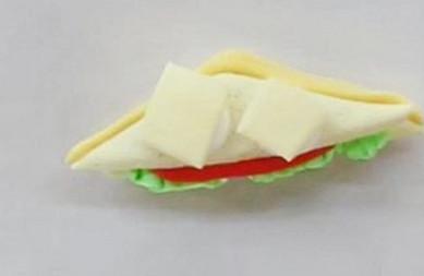 超轻粘土三明治教程图片