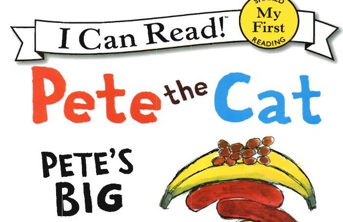 《Pete The Cat Pete's Big Lunch》英文绘本pdf资源免费下载