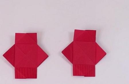 折纸灯笼的折法步骤图