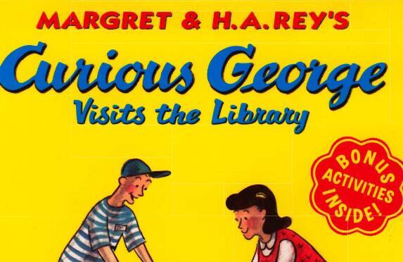 《Curious George Visits the Library》绘本pdf+音频免费下载