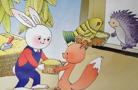 寻找快乐的小兔子的故事