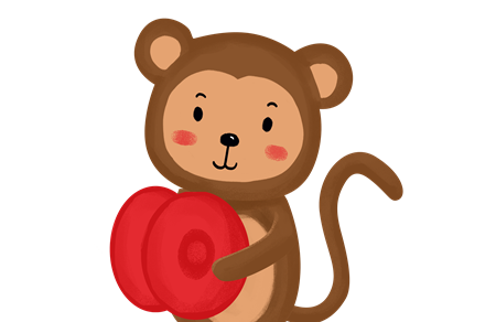 小猴找苹果故事