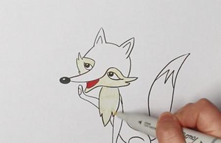 狐狸的简笔画怎么画步骤