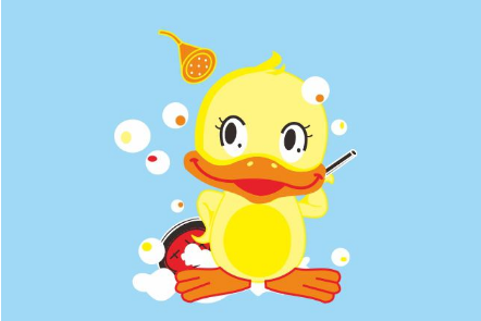 小鸭子的扁嘴巴的故事