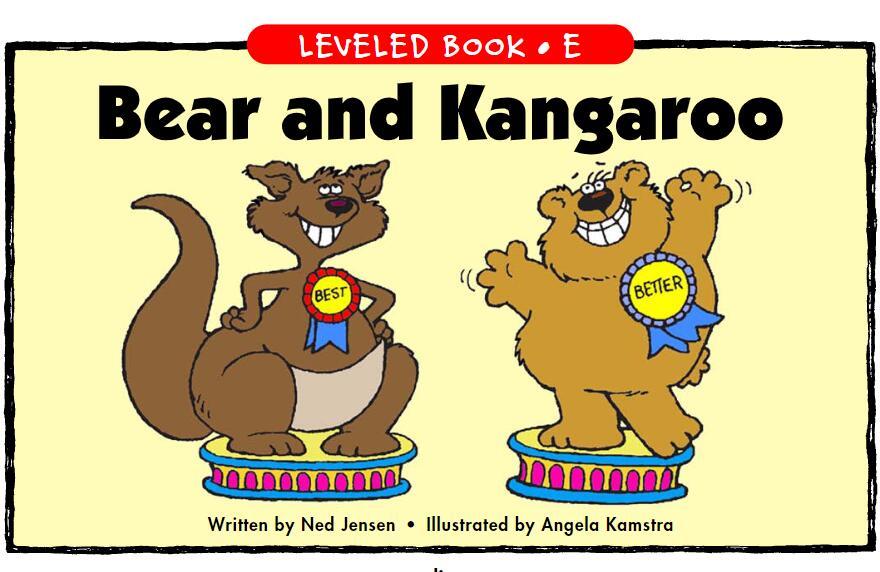 《Bear and Kangaroo》英文绘本pdf资源免费下载​