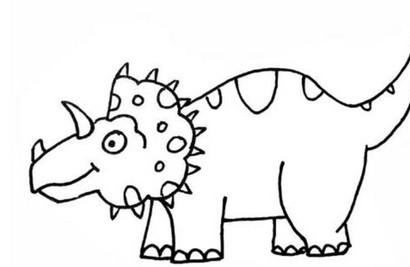 恐龙的简笔画怎么画