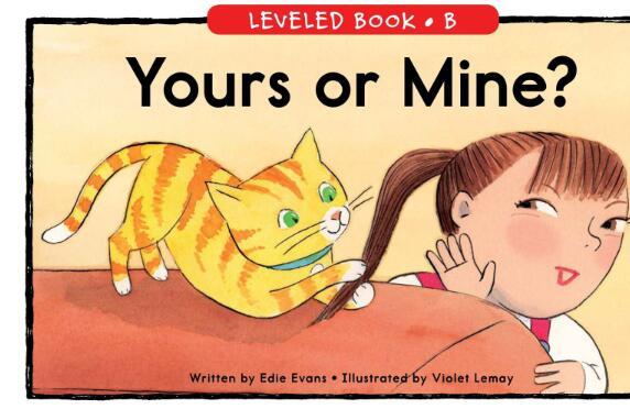 《Yours or Mine》幼儿英语绘本pdf资源免费下载