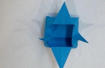 千纸鹤盒子的折法步骤图