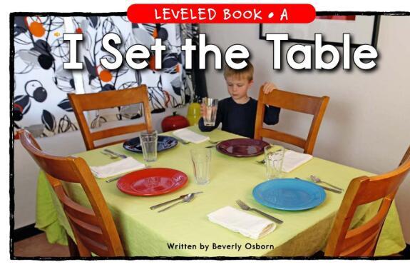 《I Set the Table》RAZ分级绘本pdf资源免费下载