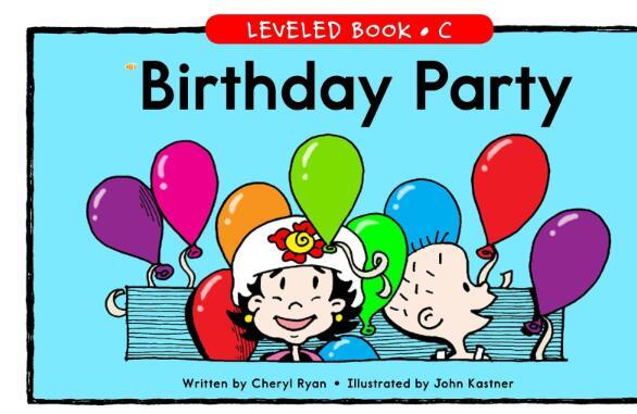 《Birthday Party》RAZ分级英文绘本pdf资源免费下载
